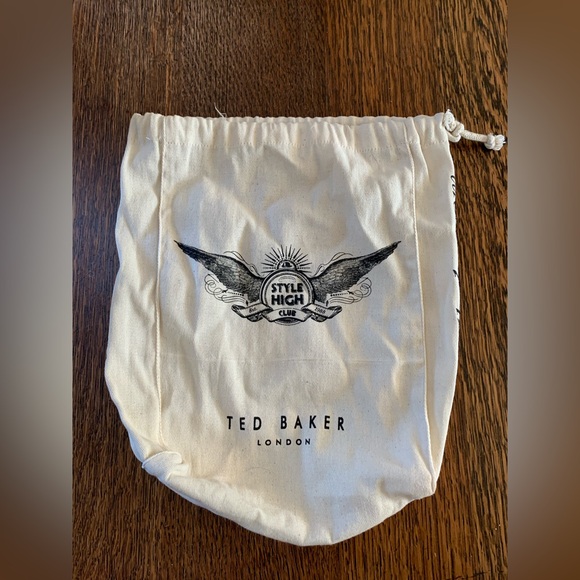 ✔️Ted Baker Cream Bag with Black Print - Picture 2 of 6